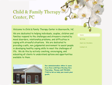 Tablet Screenshot of child-familytherapy.com